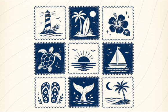Designing With the Coastal Stamp Shirt Turtle Palm PNG