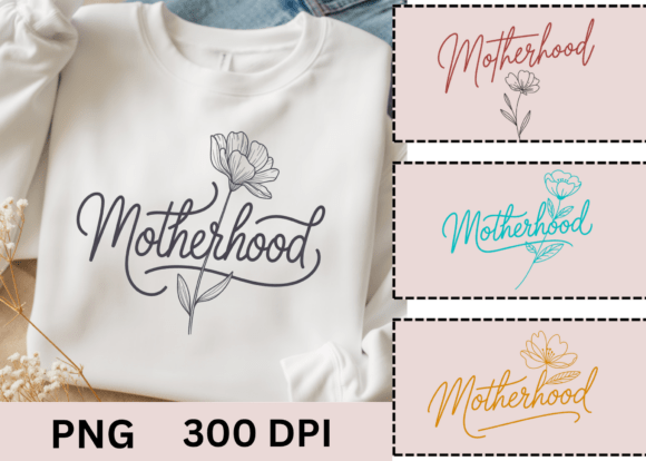Elegant Minimal Feminity: Styling the Mama T-Shirt Design