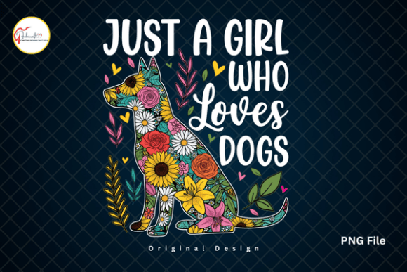 Floral Dog PNG: Cute Puppy Lover Tshirt Design Guide