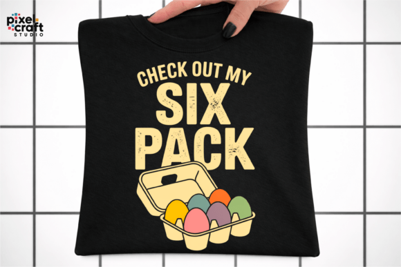 Funny Chicken Six Pack Eggs Humor PNG: A Design Asset That Delivers