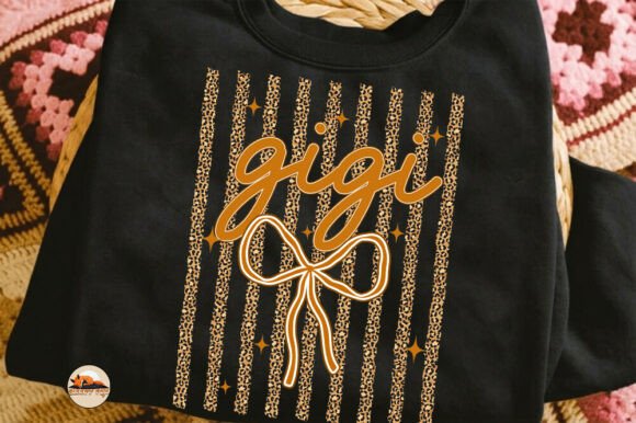 Gigi Striped Mothers Day Leopard Shirt: Bold Design for Modern Creators