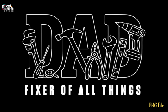 Handyman Dad Fixer of Things PNG: A Design That Builds Character